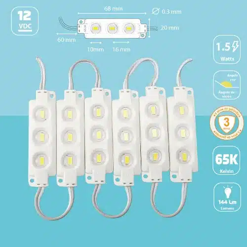 Modulo LED 12v 1.2w