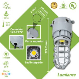 ECO Capelo tipo Baliza 20w