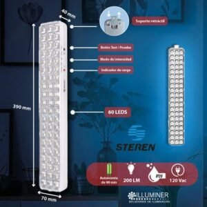 Lámpara Emergencia 60 LED
