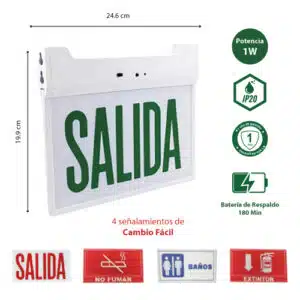 Señal Salida Emergencia LED