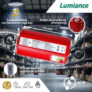 Bateria Emergencia High Bay