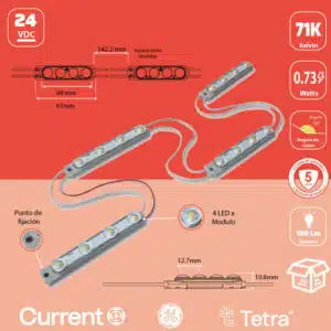 Modulo LED 24Vdc TetraMAX