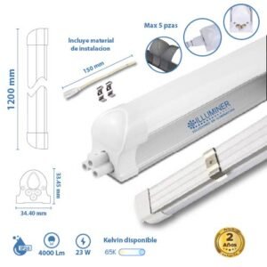 Regleta T8 LED Base Integrada