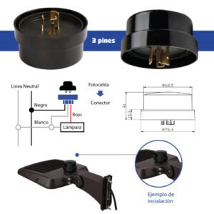 Tapa Fotocelda Shorting Cap