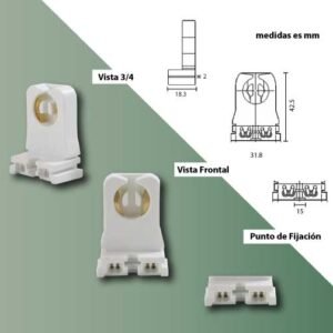 Base G13 Bipin Sin Puente