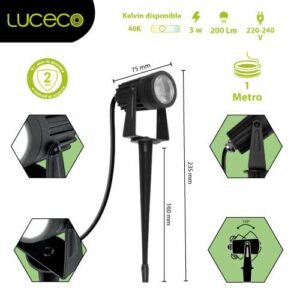 Estaca de Jardin LED