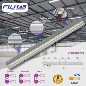 Modulo LED Lineal Alto Flujo