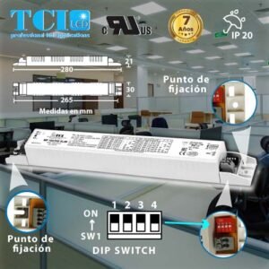 TCI Driver LED 20-120w 325-700mA