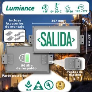 Señal SALIDA Areas Explosivas