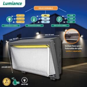 WallPack LED 120-100-80w