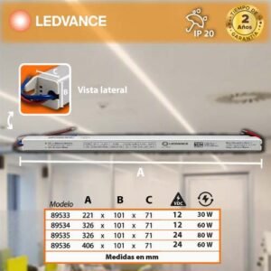 Driver Slim 30w 12Vdc