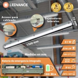 Lum Sellado Con Bateria de Respaldo